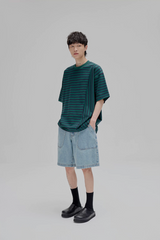 デニムテックショートパンツ /NANS